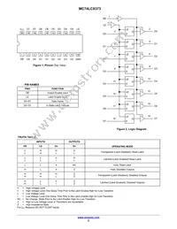 MC74LCX373MELG Datasheet Page 2
