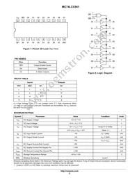 MC74LCX541MELG Datasheet Page 2