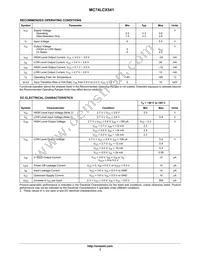 MC74LCX541MELG Datasheet Page 3