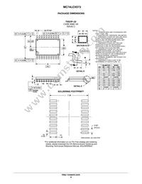 MC74LCX573MG Datasheet Page 8