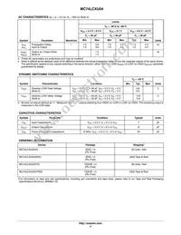 MC74LCXU04MG Datasheet Page 4