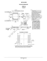 MC74LVX08MG Datasheet Page 4