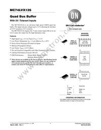 MC74LVX126MG Datasheet Cover