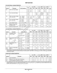 MC74LVX126MG Datasheet Page 3