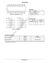 MC74LVX240MG Datasheet Page 2