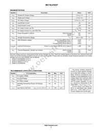 MC74LVX257MELG Datasheet Page 3