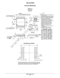 MC74LVX4051DTG Datasheet Page 14
