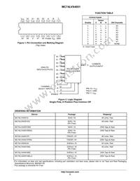 MC74LVX4051MG Datasheet Page 2