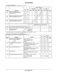 MC74LVX4052MELG Datasheet Page 5