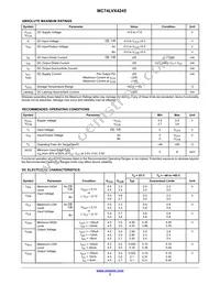 MC74LVX4245DTR2 Datasheet Page 3