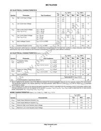 MC74LVX50MG Datasheet Page 3