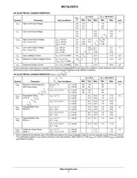 MC74LVX574MELG Datasheet Page 3