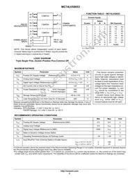 MC74LVX8053DTR2G Datasheet Page 2