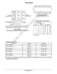 MC74LVX8053MELG Datasheet Page 2