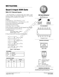 MC74LVX86MG Datasheet Cover