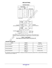 MC74LVXT4053DG Datasheet Page 2