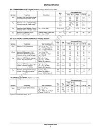 MC74LVXT4053MG Datasheet Page 4