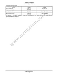 MC74LVXT8051DR2G Datasheet Page 10