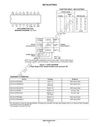 MC74LVXT8053MG Datasheet Page 2