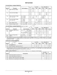MC74LVXU04MG Datasheet Page 3