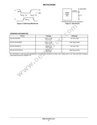MC74LVXU04MG Datasheet Page 4