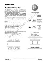MC74VHC14DR2 Datasheet Cover