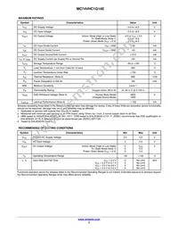 MC74VHC1G14EDFT2G Datasheet Page 3