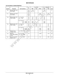 MC74VHC240DWR2 Datasheet Page 3