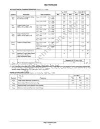 MC74VHC240DWR2 Datasheet Page 4