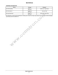 MC74VHC32MELG Datasheet Page 4