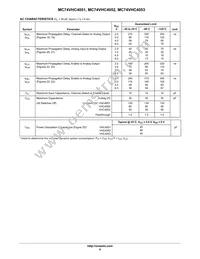 MC74VHC4053DR2 Datasheet Page 6
