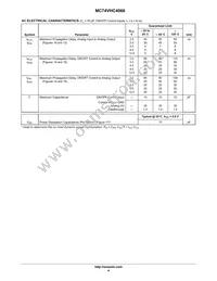 MC74VHC4066MG Datasheet Page 4