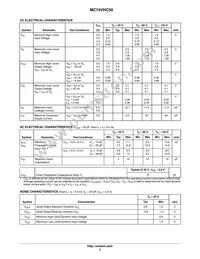 MC74VHC50MG Datasheet Page 3