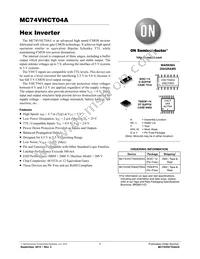 MC74VHCT04AMELG Datasheet Cover