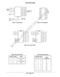 MC74VHCT259AMEL Datasheet Page 2