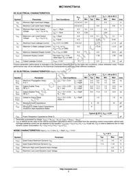 MC74VHCT541AMELG Datasheet Page 3