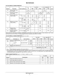 MC74VHCU04MELG Datasheet Page 3