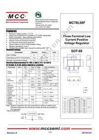 MC78L08F-TP Datasheet Cover