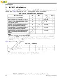 MC8641VU1500KE Datasheet Page 20