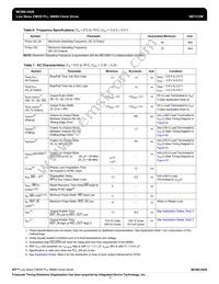 MC88LV926EGR2 Datasheet Page 5