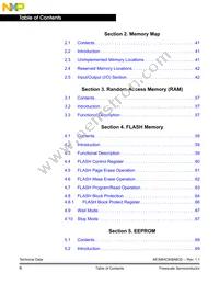 MC908AB32VFUE Datasheet Page 6