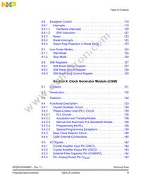 MC908AB32VFUE Datasheet Page 9