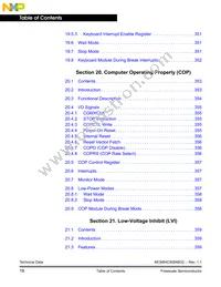 MC908AB32VFUE Datasheet Page 18