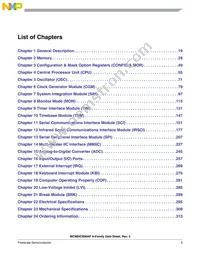 MC908AP8ACBE Datasheet Page 5