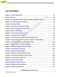 MC908AP8CFBER Datasheet Page 5