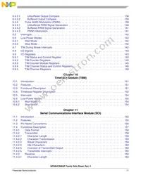 MC908AP8CFBER Datasheet Page 11