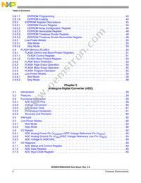 MC908AS32ACFNER Datasheet Page 8