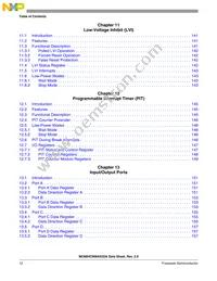 MC908AS32ACFNER Datasheet Page 12