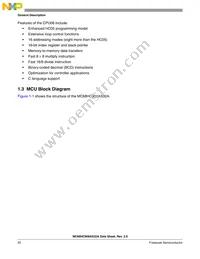 MC908AS32ACFNER Datasheet Page 20