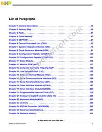 MC908AZ32ACFU Datasheet Page 5